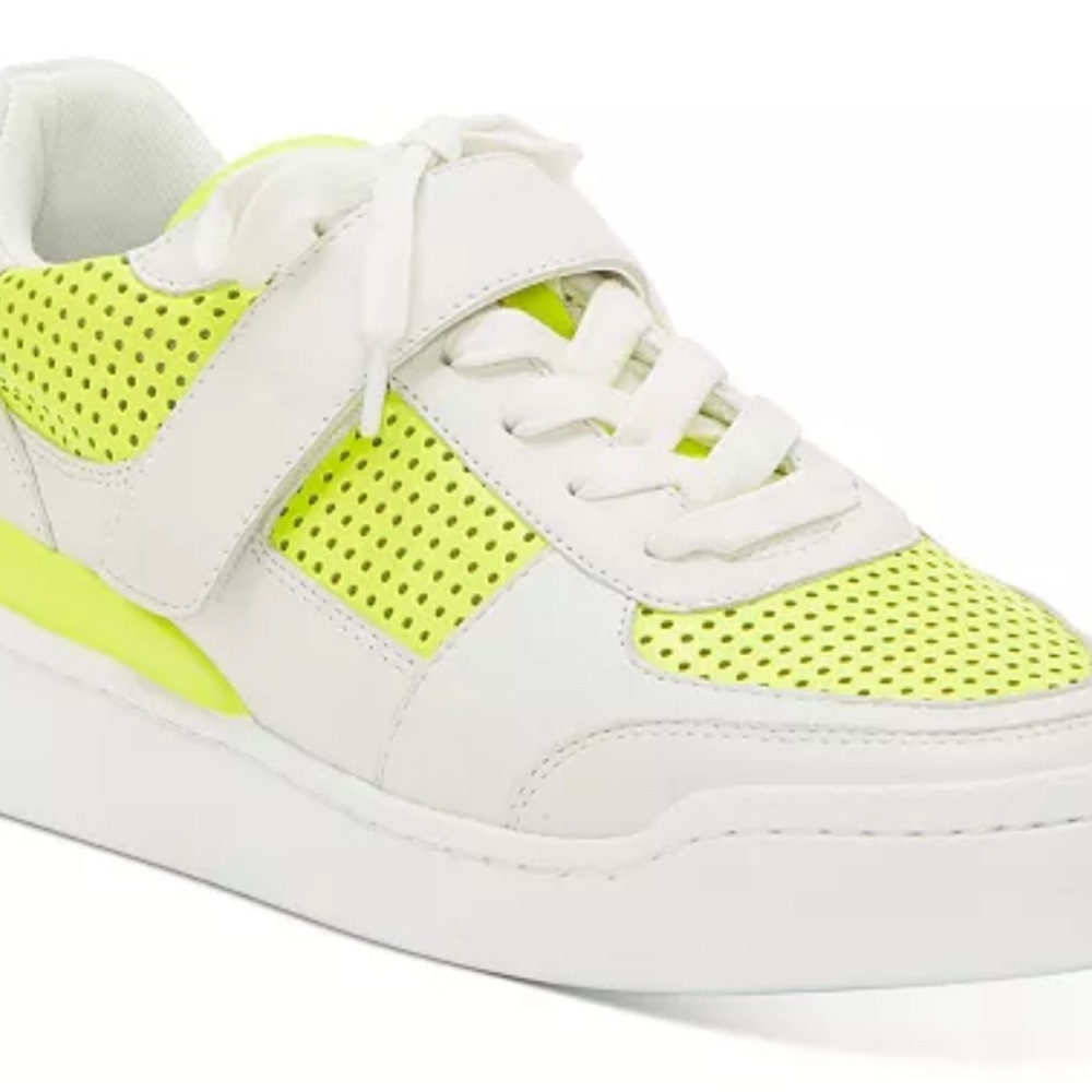 Women's Size 6.5 VINCE CAMUTO SARGITA Neon Leather Running Shoes